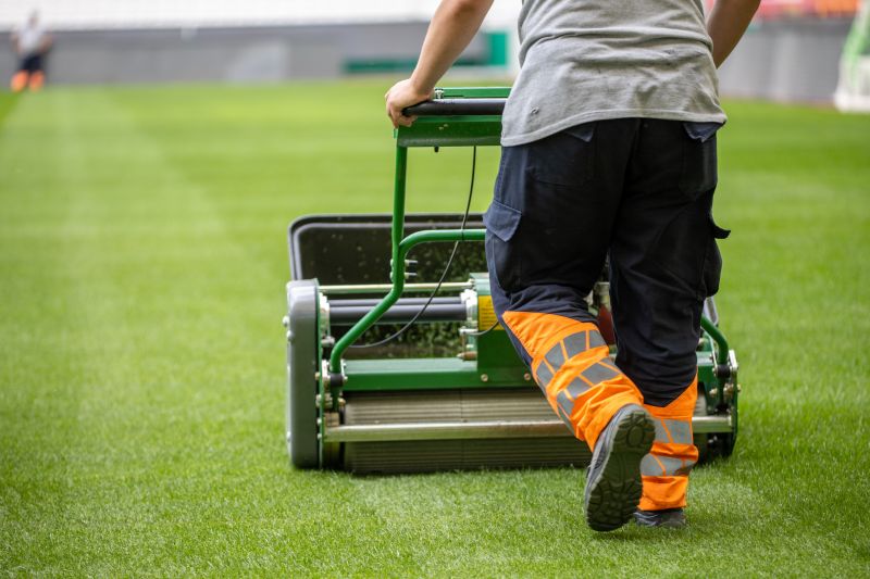 Lawn Equipment in Use